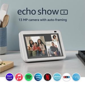 Echo Show 8 | HD smart display with Alexa and 13 MP camera